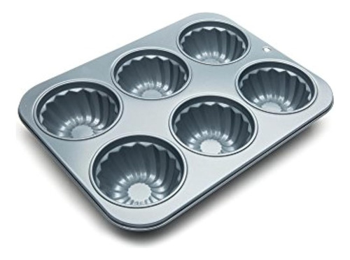 Molde Para Muffins Estriado Fox Run, 14 X 10.5 X 2 Pulgadas,