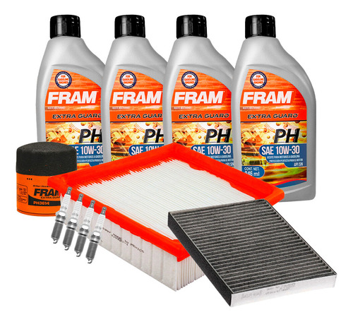 Afinacion 10w30 Iridio P/ Ford Fiesta L4 1.6l 11 - 19 F & A