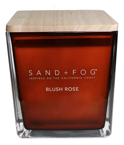 Vela Aromática- Decorativa De Lujo| Varias Fragancias| 1.6kg Rojo Blush Rose Resplandor Rosado