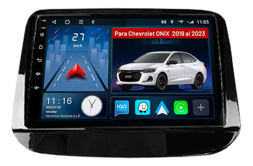 Stereo Android 12 Gps Chevrolet Onix 2gb+32gb+carplay Bt 
