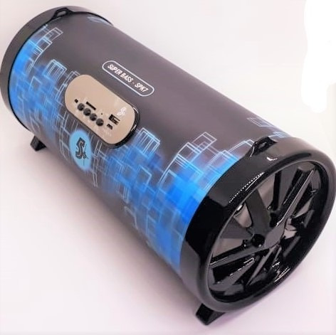 Caixa Som Bluetooth Portátil Radio Fm Usb Chip Sce Spk7 20w