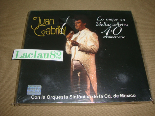 Juan Gabriel Lo Mejor En Bellas Artes Cd 40 Aniversa Detalle