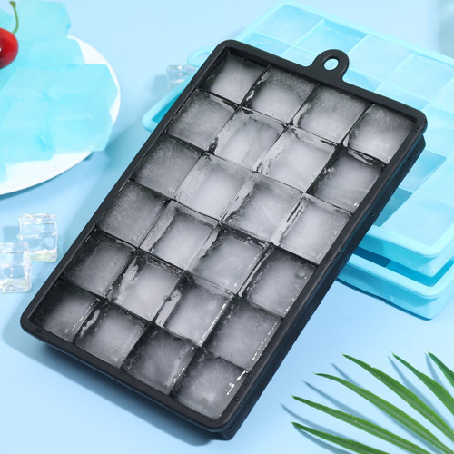 Molde De Silicona Para Rejilla De Hielo De 24 Cuadrados Para