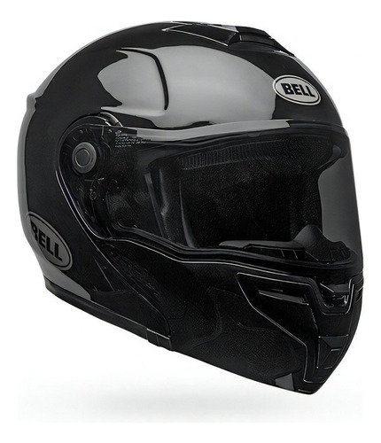 Capacete Bell Articulado Srt Preto Liso @# Tamanho do capacete 55-56 S/P