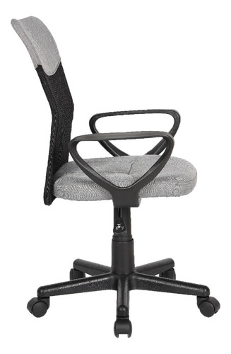 Silla De Oficina Gerencial London Color Gris En Malla