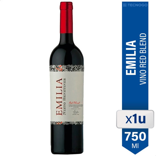 Vino Emilia Nieto Senetiner Red Blend 750ml Tinto Bebida