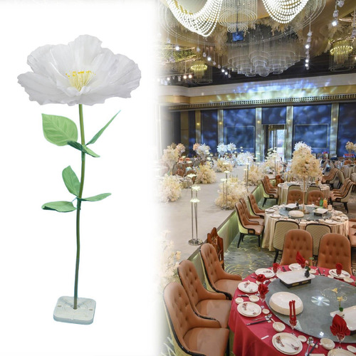 Centro De Mesa Con Arreglo Floral De Flores Artificiales