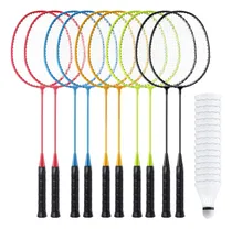 Comprar Set De 10 Raquetas De Bádminton Con 15 Birdies