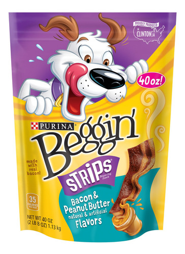 Beggin' Strips - Golosinas Para Perros Con Sabor A Tocino Y.