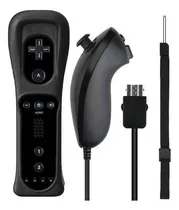Comprar Kit Controle Joystick Remote + Nunchuk  Wii \u002F Wii U Preto