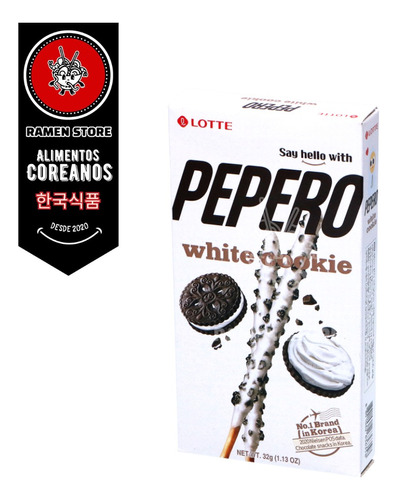 Pepero Chocolate Blanco Con Galleta Oreo