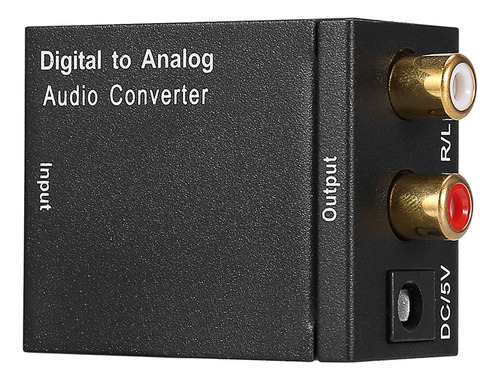 Convertidor De Audio Digital Óptico A Analógico Coaxial