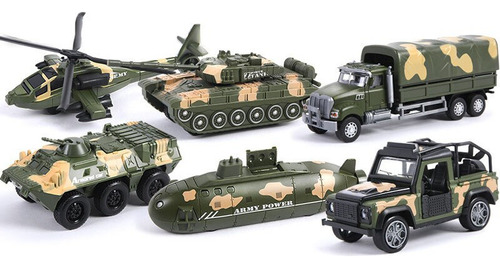 Camión De Simulación Militar Para Niños Modelo De Coche [u]