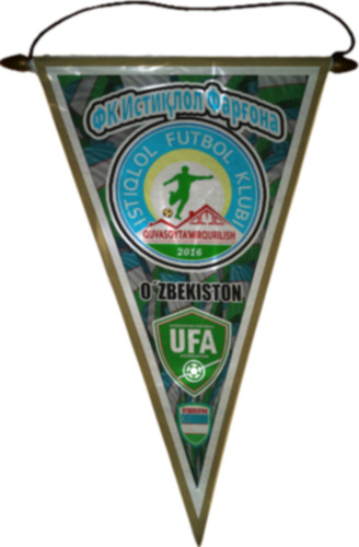 Banderin 37cm Full Color Futbol Uzbekistan Elegir Equipo Fk Istiqlol Fargona Fk Istiqlol Fargona
