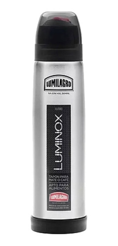 Termo Lumilagro None Luminox de acero inoxidable 1L acero