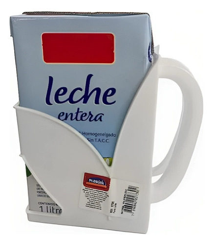 Porta Sachet Plastico Tetrabrick Contenedor Leche En Caja 