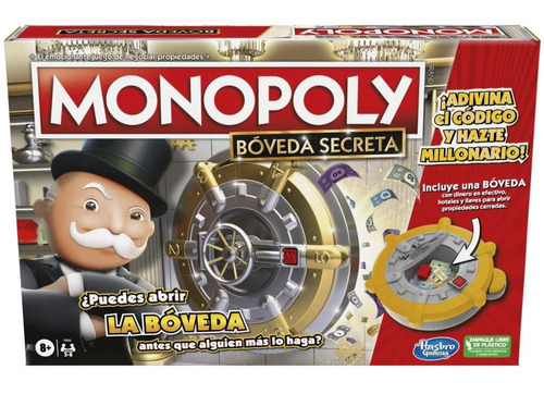 Monopoly Boveda Secreta - Juego De Mesa - Hasbro / Diverti