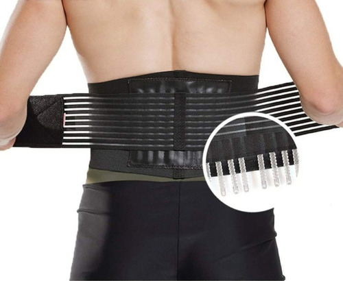 Faja Reductora Hombre Elásticada 100% Con Velcro Ajustables