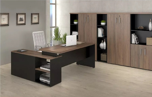 Imagem 3 de 4 de Mesa L Dirertor 170x150x70x74cm Tampo 40mm Pronta Entrega!!!