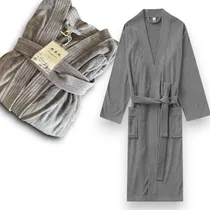 Comprar Bata D Baño Toalla Unisex Secado Rapido Spa Hotel Kimono Spa