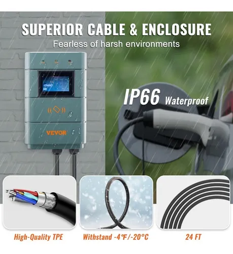 Estación Carga Vehículos Eléctricos Enchufe Cargador Ne6-50p