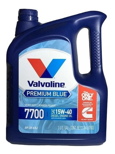 Aceite Valvoline 15w40 Prem. Blue 7700 X 3.78l (xv100 Ypf)