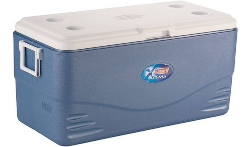 Conservadora Coleman Xtreme 100qt Azul Con Posa Vasos