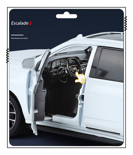 2022 Cadillac Escalade Suv Minifierro Coche Luz Sonido 1/24