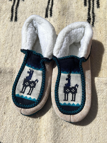 Pantuflas Con Peluche O Corderito Norteñas - Norteña Deco