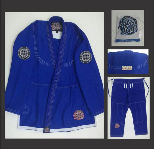 Kimono Trançado Jiu Jitsu Lets Roll New Classic + Faixa