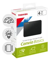 Comprar Disco Duro Externo 4tb Toshiba Canvio Basics Usb 3.0 Negro