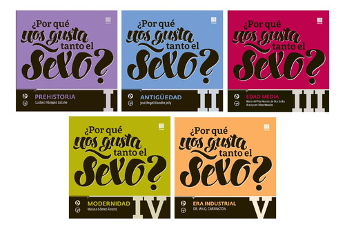 Paquete ¿por Qué Nos Gusta Tanto El Sexo? / 5 Vols., De Algarabía. Editorial Lectorum, Tapa Blanda, Edición 1.0 En Español, 2021
