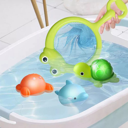 Tina De Agua Flotante De Goma Blanda Con Forma De S, 5 Pzas