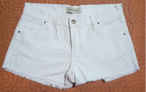 Short Dama Riffle Blanco 