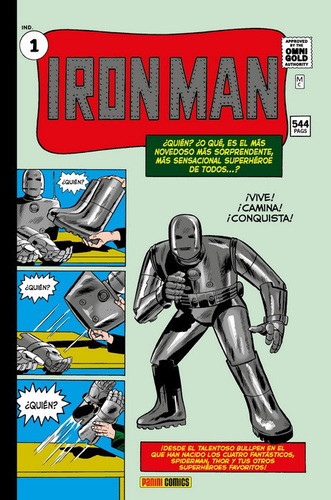 Marvel Gold Iron Man # 01 - Stan Lee