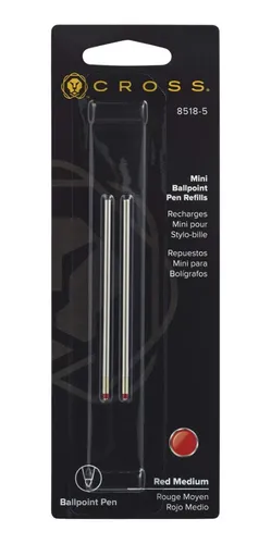 Set Tinta Repuesto Boligrafo Micropen Cross - Rojo / 8518-5