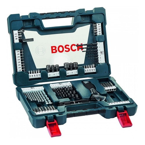 Jogo Kit De Ferramentas Brocas E Bits V-line 83 Peças Bosch