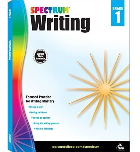 Book : Spectrum 1st Grade Writing Workbook, Informative,...