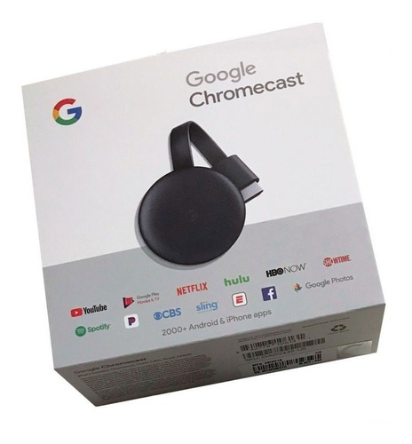 Google Chromecast 3ra Gen. Hdmi 1080p Wifi Android Mac Win