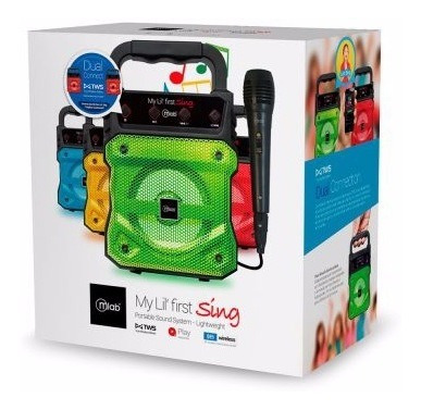 Imagen 2 de 3 de Parlante Karaoke Mlab My Lil First Sing Bluetooth Niños