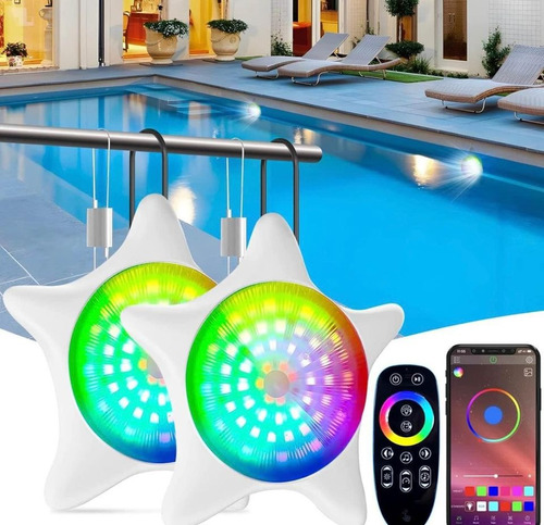 Luces Led De Piscina Para Piscina Sobre El Suelo - Dos Pzs