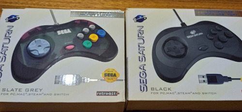 Controles Usb Sega Saturn Retro Bit En Colaboración Con Sega