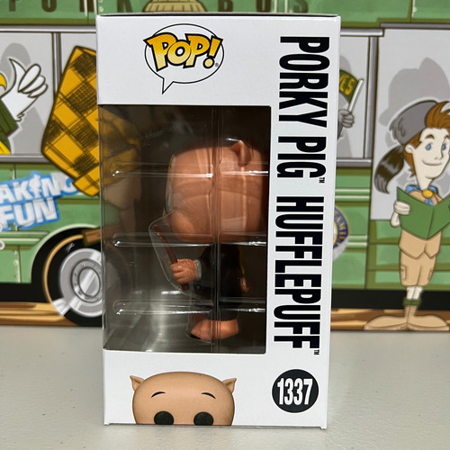 Funko Pop! Looney Tunes Porky Pig Hufflepuff 1337 Fall Conve