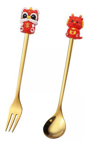 3 X 2xjuego De Cubiertos Navideños, Utensilios 3 Piezas