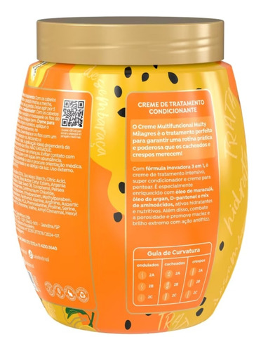 Salon Line Máscara Nutritiva Multymilagrosa 3en1 Maracuya 1k
