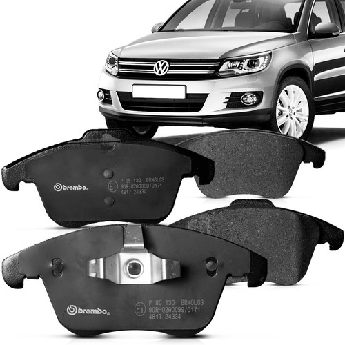 Jogo Pastilha Freio Diant Tiguan 2.0 211cv 12 A 16 Low Metal