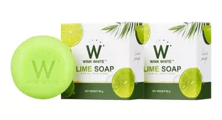 2 Jabón Blanqueador De Lima - Wink White Soap 80g