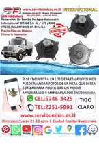 Comprar Reparacion De Bombas De Agua International Dt466 7.6 Maxxfor