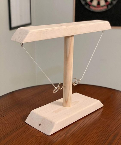 Hook Game+ Portacervezas, Juego De Mesa De Madera Nat