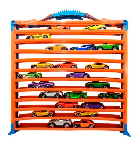 Porta Carrinho Hot Wheels e Pista 3 em 1 - Detalhes Magazine